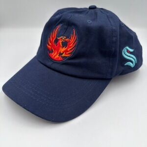 Coachella Valley Alaska Airlines Seattle Kraken Blue Snapback Hat Mens NHL